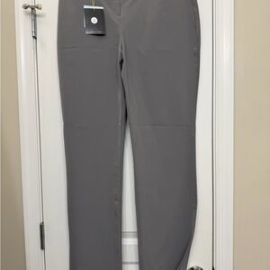 NWT Ministry of Supply Women's Charcoal sz 12 Structure Your Day Pants